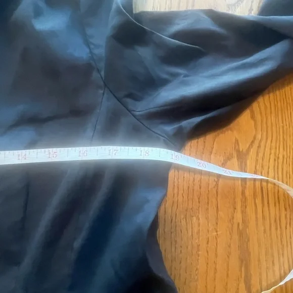 Eileen Fisher Zip Front V-Neck Peplum Jacket Black Large L Dress Casual - Picture 5 of 16